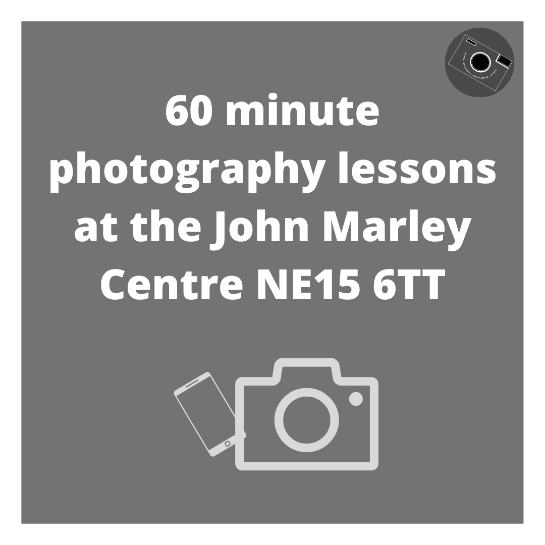 60 minute photography lesson at the John Marley Centre