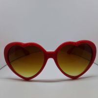 LuLu Love Heart Sunglasses in Red