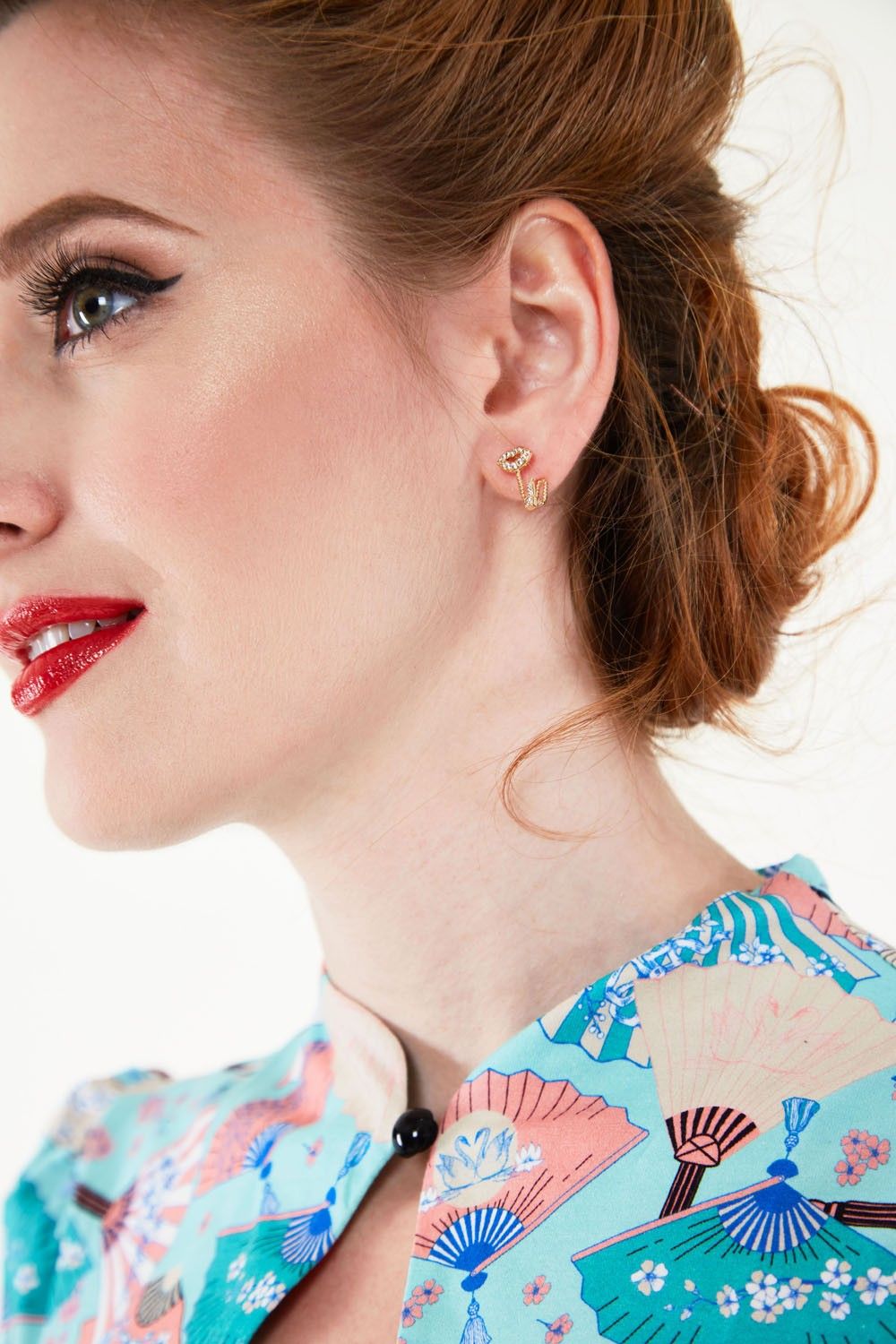 Voodoo Vixen Elegant Lipstick Studs