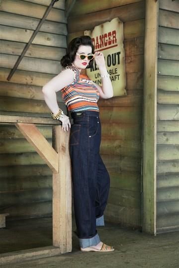 Freddies of Pinewood - 1950s Rivet Jeans - Sizes 8 & 10 Only