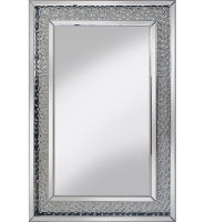 Floating Crystals Wall Mirror 90cm x 60cm Medium