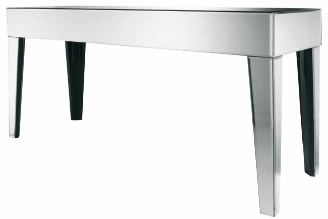 Leyla Mirrored Console Table