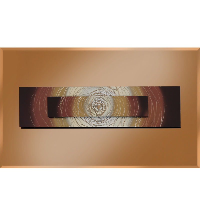 Abstract Bronze Mirrored Wall Art 2 sizes