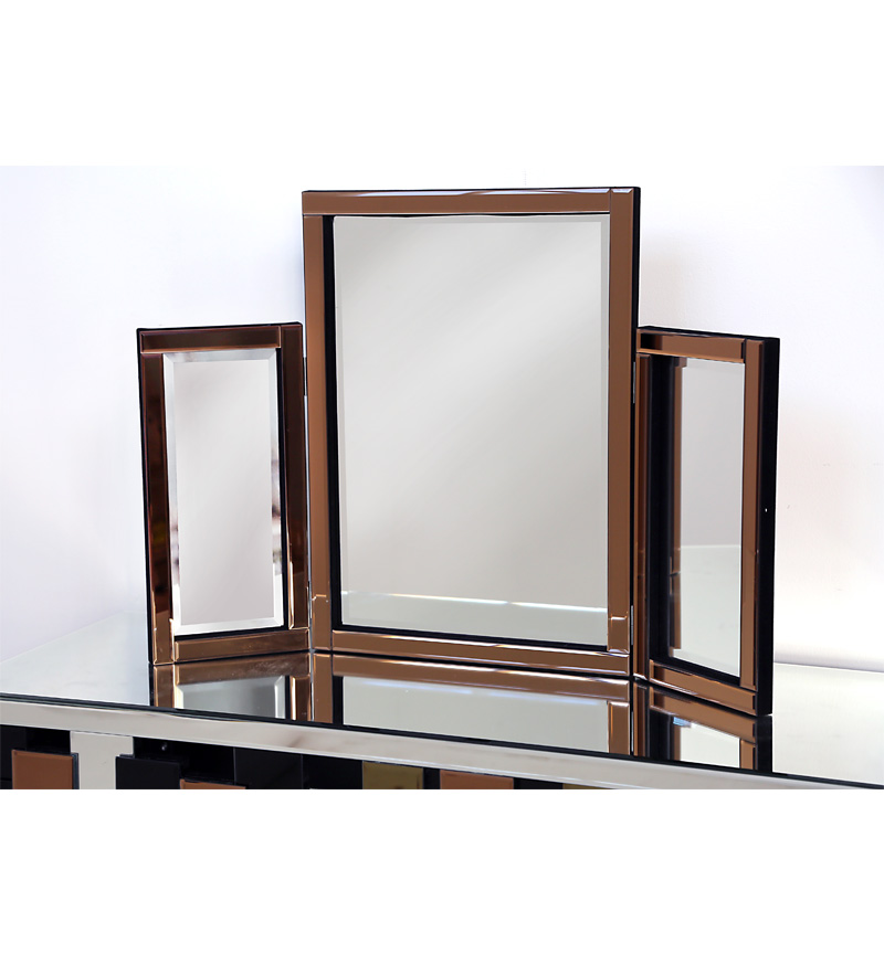 Bronze Tri Fold Mirror 78cm x 54cm