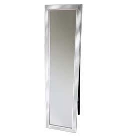 Jenna Silver Bevelled Cheval Mirror 150cm x 40cm