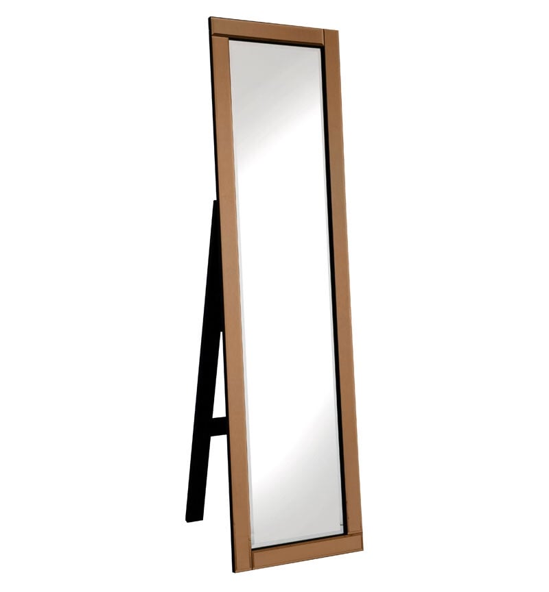 Jenna Bronze bevelled Cheval Mirror 150cm x 40cm