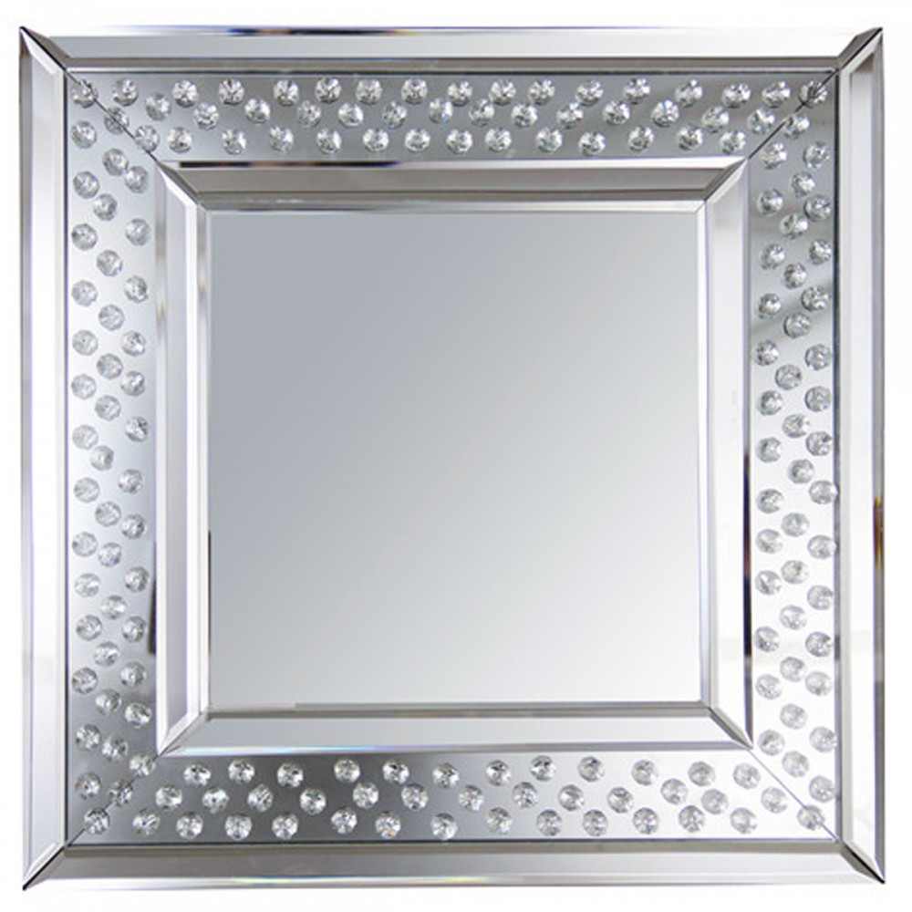 Floating Crystals Square Mirror 100cm x 100cm special offer 