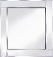Frameless Bevelled Flat Bar Silver Mirror 60cm x 60cm