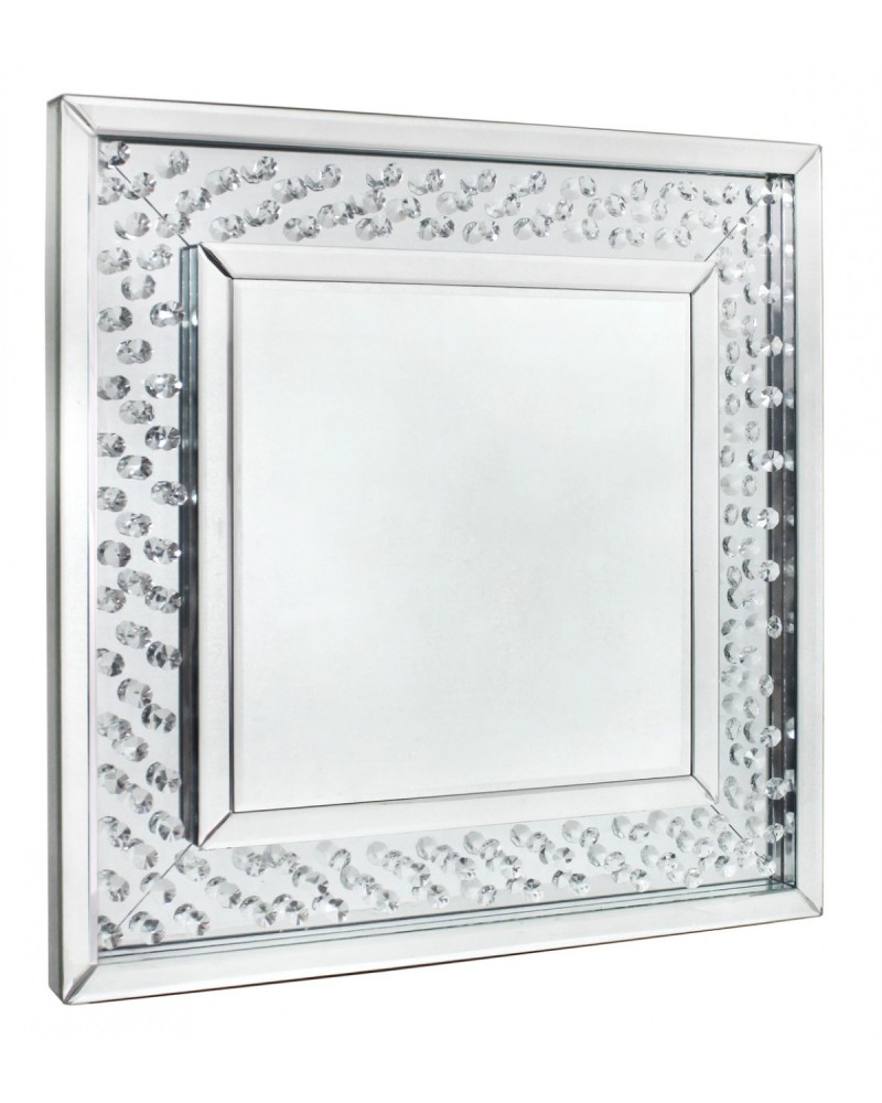 Floating Crystals Square Mirror 100cm x 100cm special offer 