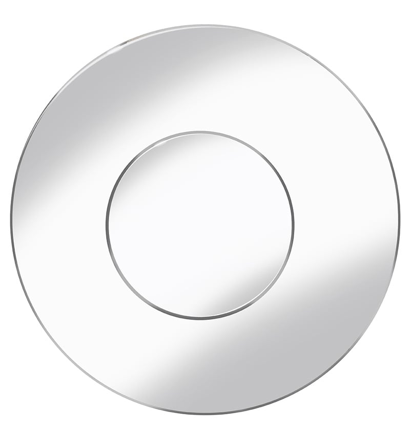 Prestige Circle Mirror Silver 100cm dia