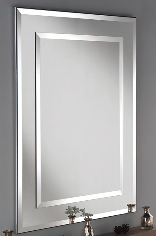 UK hand made - Silver Bevelled MIrror 40" x 30" 