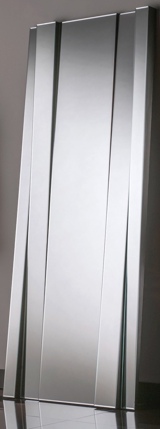 Uk Hand Made Silver Modern Bevelled Mirror 72 X 30 Extra Large