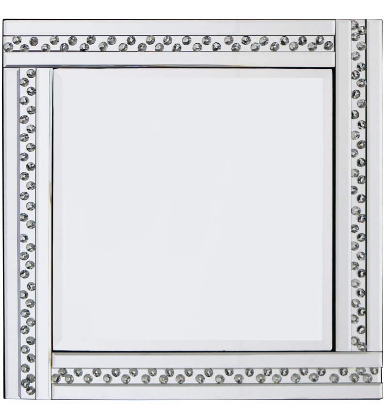 *Special Offer * Floating Crystals Wall Mirror 60cm x 60cm - 4 sizes availa