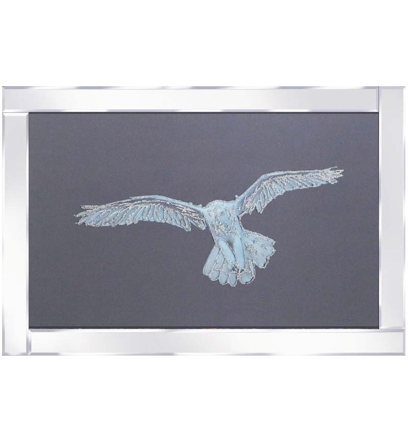 Mirror framed art print "Eagle"