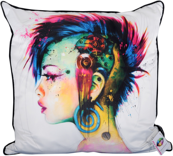 Patrice Murciano 55cm Luxury Feather Filled Cushion - "Punk"