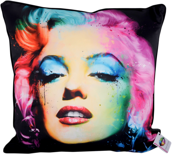 Patrice Murciano 55cm Luxury Feather Filled Cushion in Black - "Monroe"