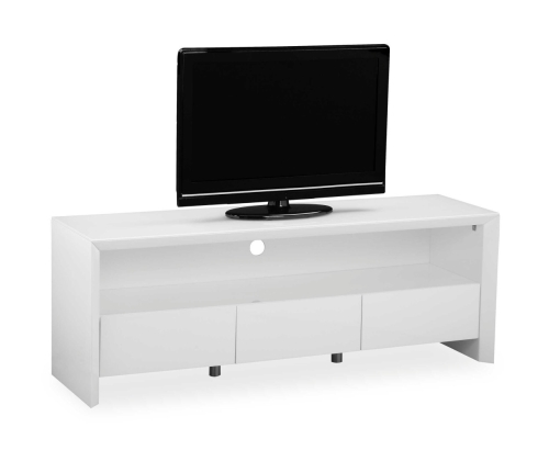 Soho High Gloss Tv Entertainment unit in Gloss White large