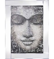 Mirror framed art print "Buddha" 95cm x 75cm