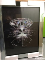 Mirror framed "Reflect Diamonds" Wall Art  