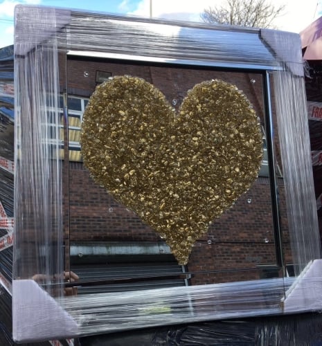 Mirror framed Sparkle Glitter Art