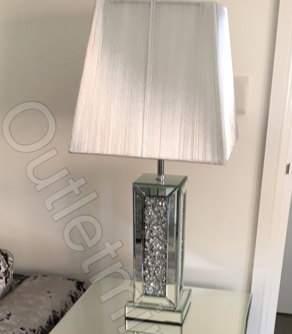 floating crystal table lamp