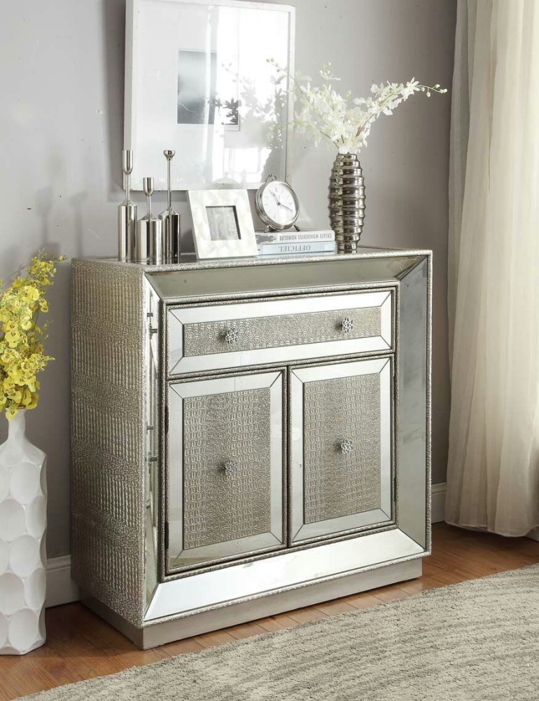 Sofia Mirrored 1 Draw 2 Door Sideboard