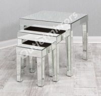 Mirrored Nest of Tables 
