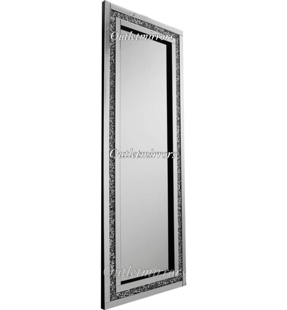 *special offer* New Diamond Crush Sparkle Wall Mirror 180cm x 70cm in stock
