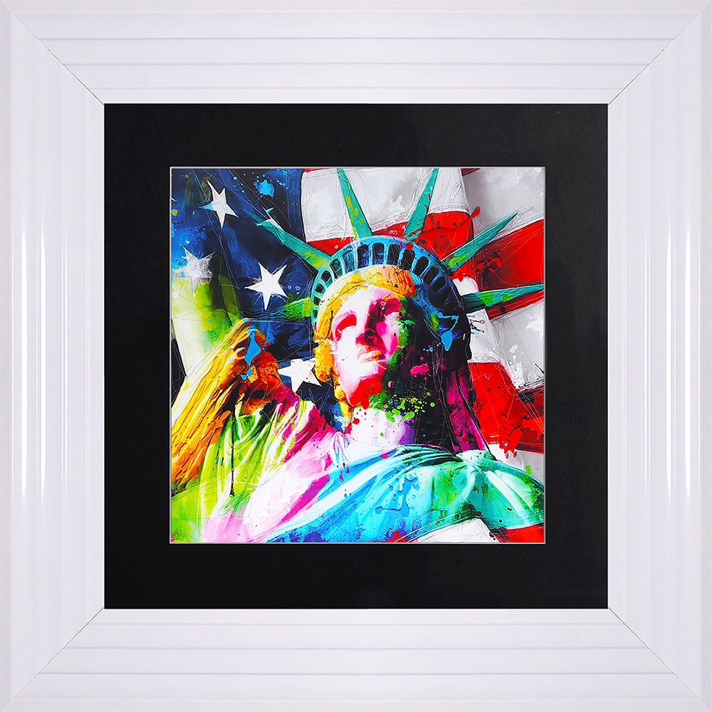 Patrice Murciano Framed "Liberty" print small 55cm x 55cm 