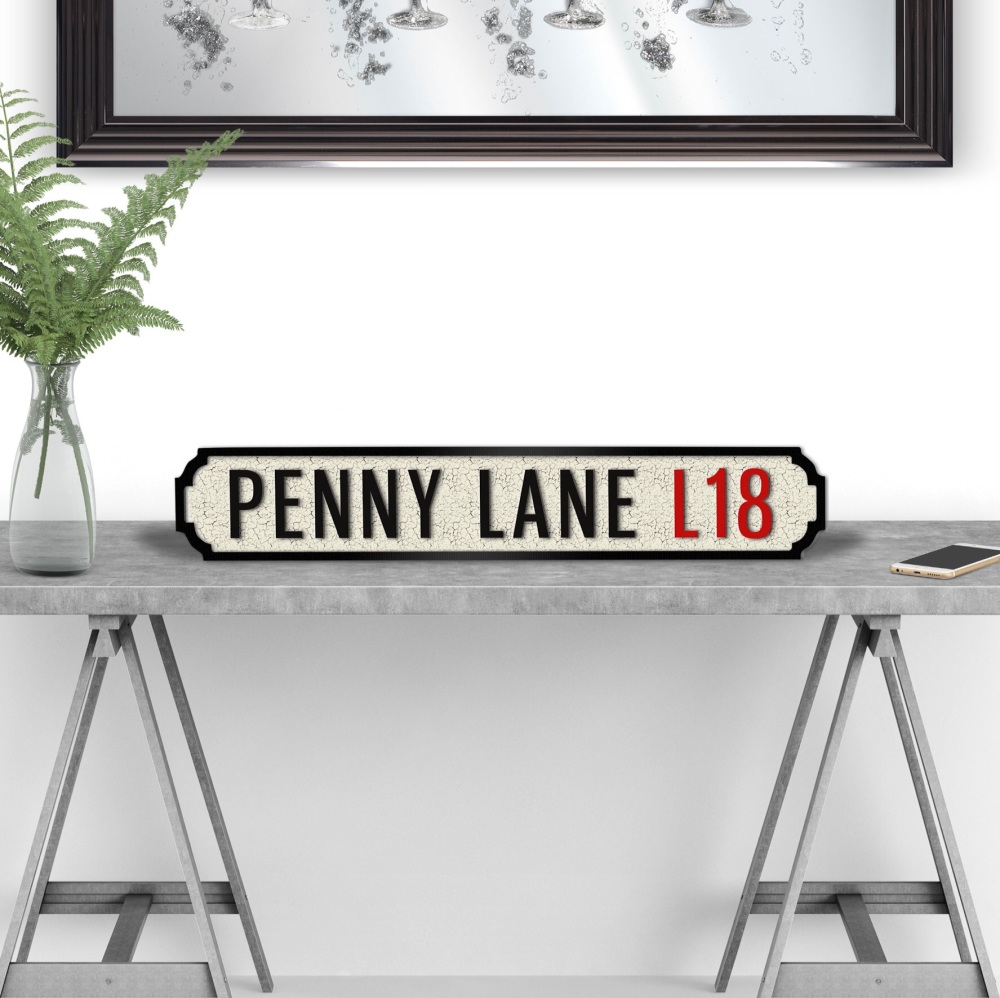 Penny Lane L18  Street Sign