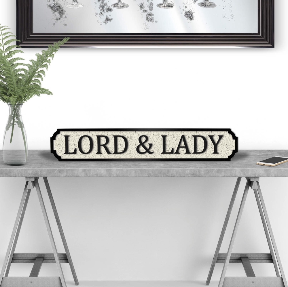 Lord & Lady Street Sign