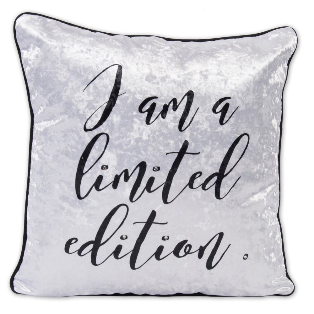 Luxury Feather Filled Cushion I Am A Limited Edition