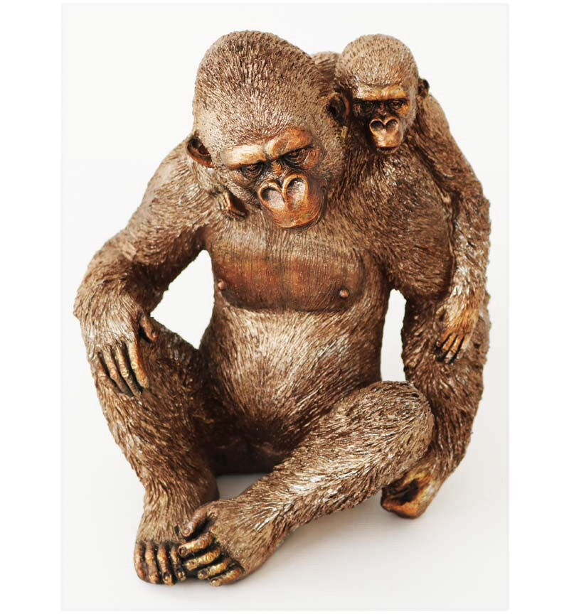 Great Ape 9" Adult & Child Sitting