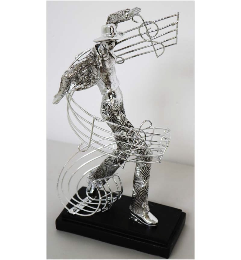16" Male Dancer With Musical Note