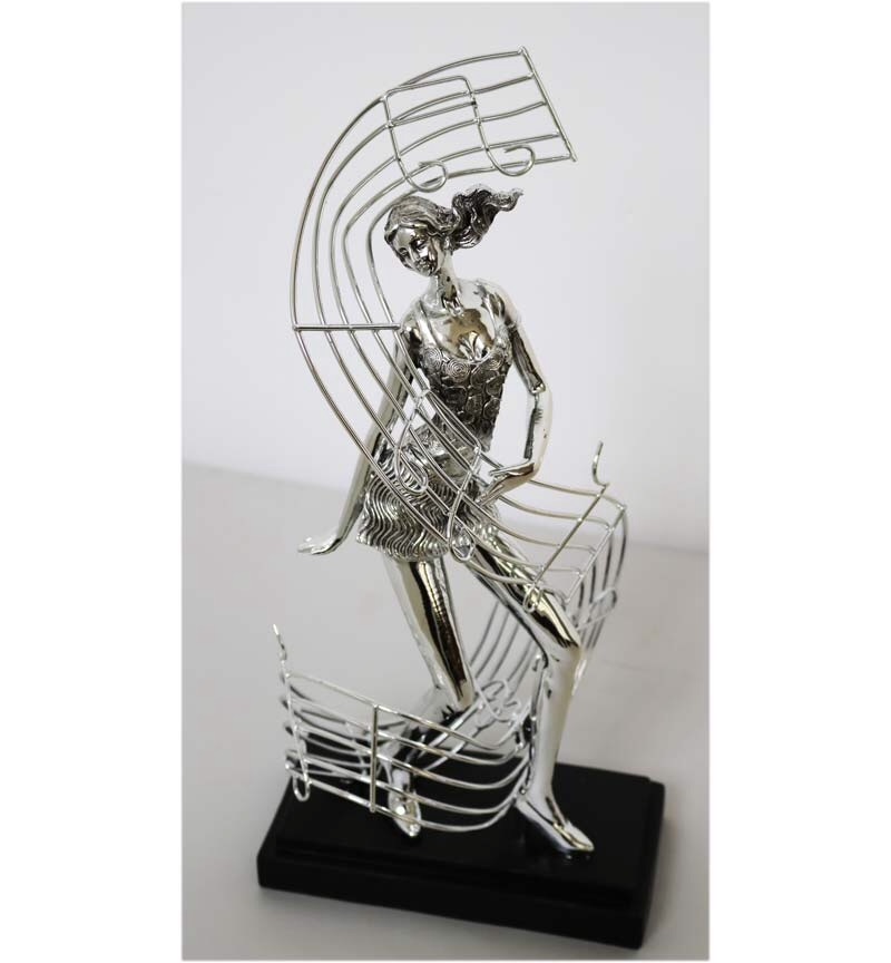 16" Female Dancer With Musical Note