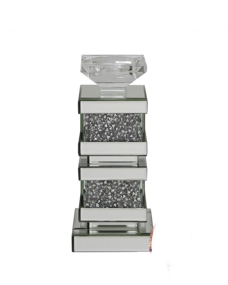 Diamond Crush blocks Tea light Candle Holder medium