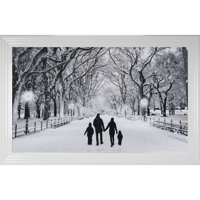 Winter Walk Family of 4 in a choice of frame colours