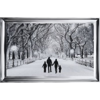 Winter Walk Family of 4 in a choice of frame colours