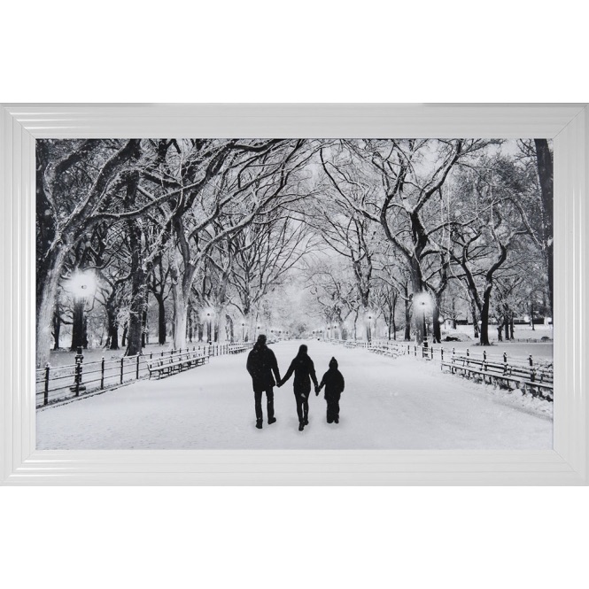 Winter Walk Family of 3 in a choice of frame colours