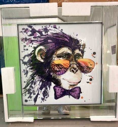 Mirror framed art print Colourful