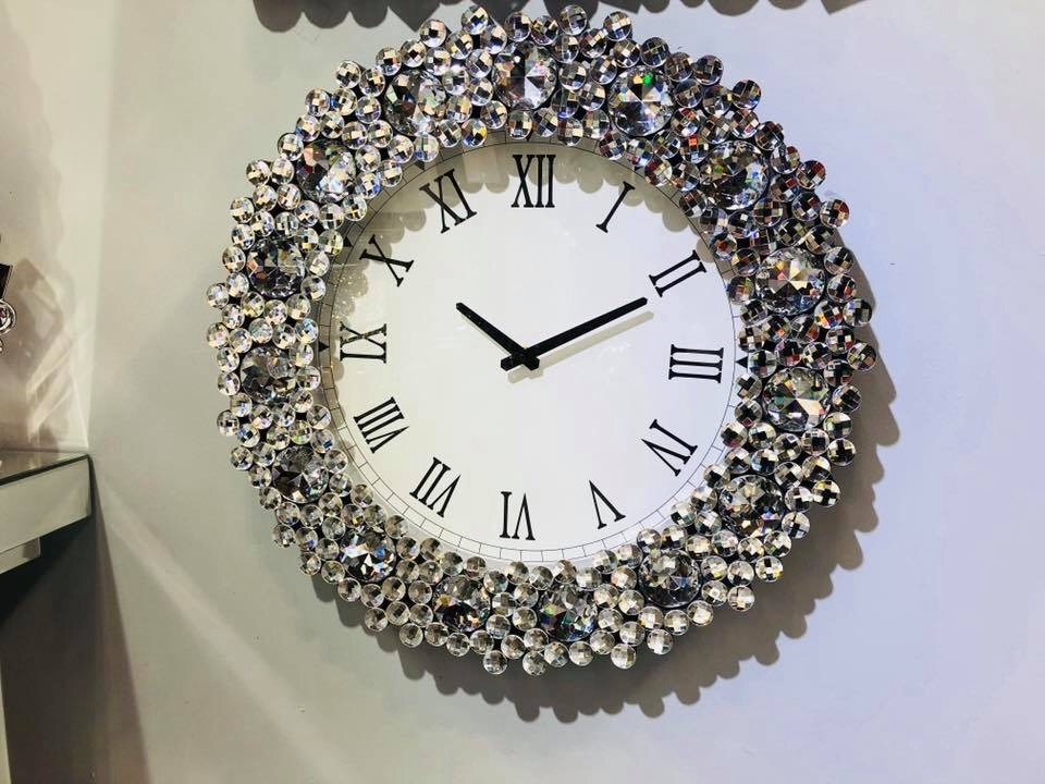 Jewel Crystal Wall Clock 52 Dia