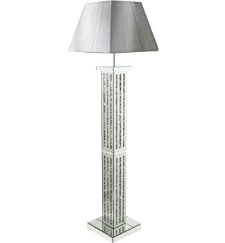 floating crystal floor lamp
