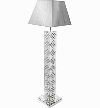 floating crystal floor lamp