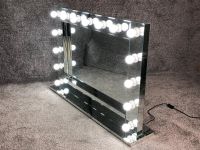 * Table Top 15 bulb Silver Hollywood Mirror special offer