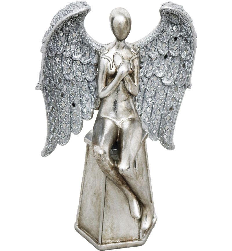 Sitting Angel with Folded Arms