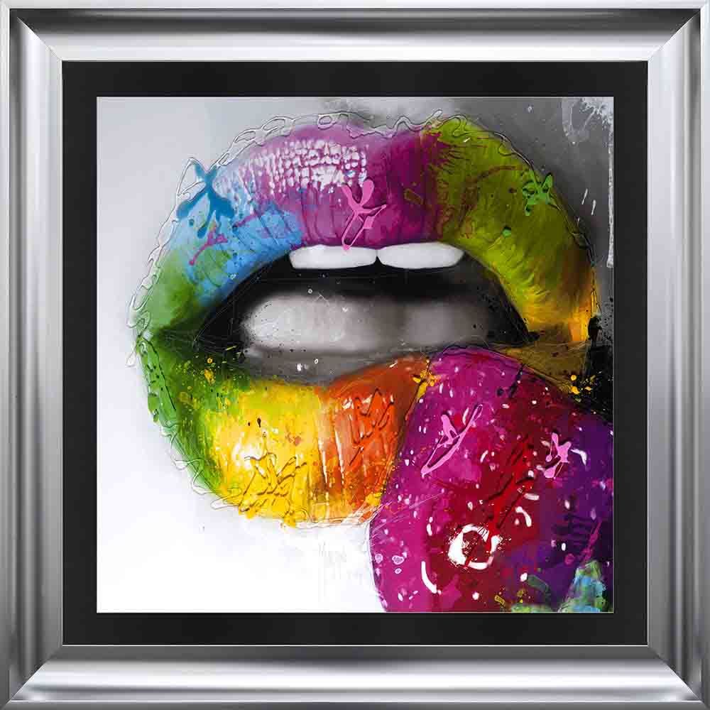 Patrice Murciano Framed "Strawberry Lips" print