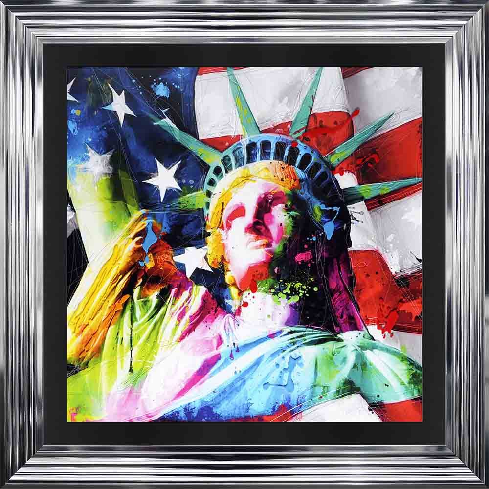 Patrice Murciano Framed "Liberty" print 90cm x 90cm