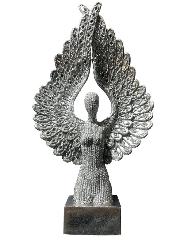 *Angel Wings Lady in Sparkle Silver 