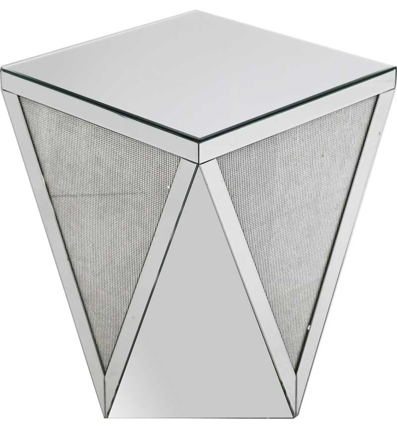 Glamour Sparkle Mirrored Lamp Table