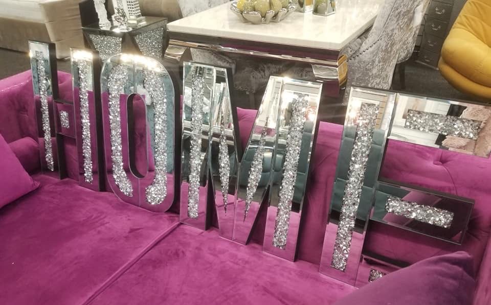 * New Diamond Crush Sparkle Letters "Home" special offer